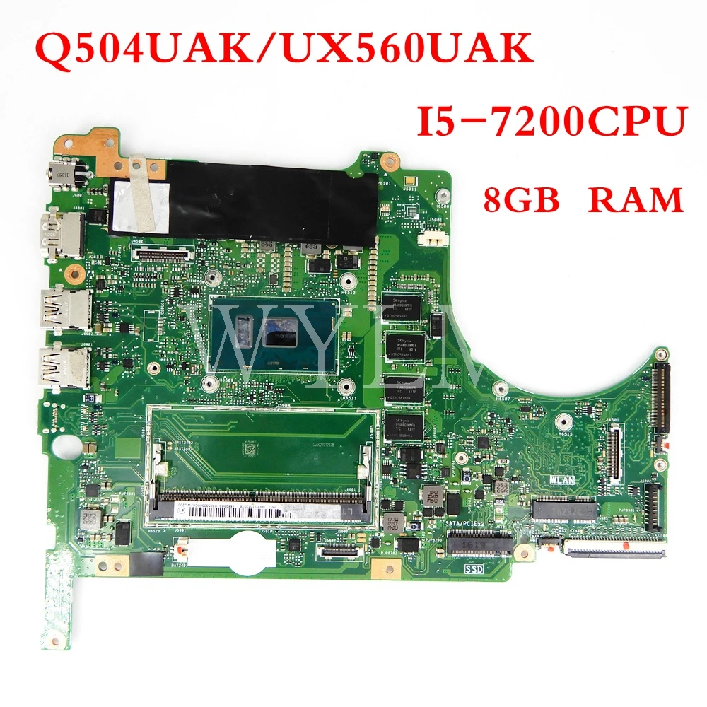 Материнская плата Q504UAK/UX560UAK REV2.0 I5-7200CPU 8GB RAM Материнская плата ASUS Q504UAK/UX560UAK материнская плата для ноутбука 100% протестирована ОК
Материнская плата Q504UAK/UX560UAK REV2.0 I5-7200CPU 8GB RAM Материнская плата ASUS Q504UAK/UX560UAK материнская плата для ноутбука 100% протестирована ОК