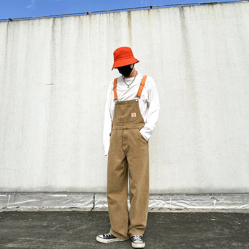 2021 New Overall Jumpsuit Denim Pants for Men Spring Fashion Trends Cargo Jeans American Casual Style Mens Streetwear Trousers
2021 New Overall Jumpsuit Denim Pants for Men Spring Fashion Trends Cargo Jeans American Casual Style Mens Streetwear Trousers