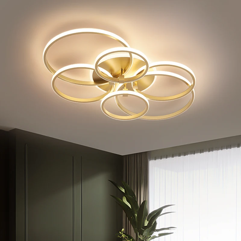 Modern LED Round Ceiling Light with Silicone Shades Gold Dimmable Ceiling Lamp with Remote for Bedroom Living Room Kitchen Loft
Modern LED Round Ceiling Light with Silicone Shades Gold Dimmable Ceiling Lamp with Remote for Bedroom Living Room Kitchen Loft