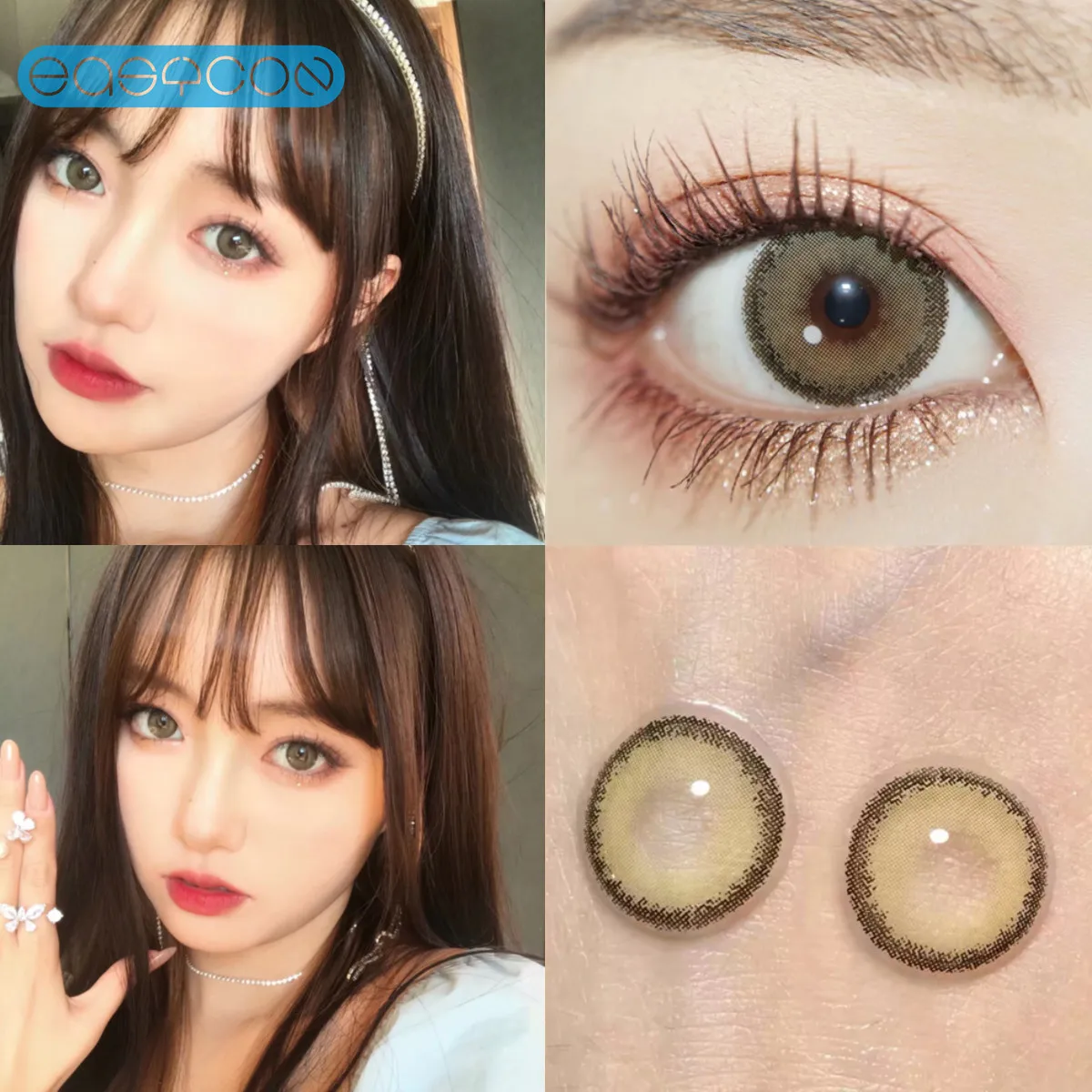 Easycon Cheese Green Colored Contact Lenses soft for eyes small Beauty Pupil myopia prescription degree yearly natural new big
Easycon Cheese Green Colored Contact Lenses soft for eyes small Beauty Pupil myopia prescription degree yearly natural new big