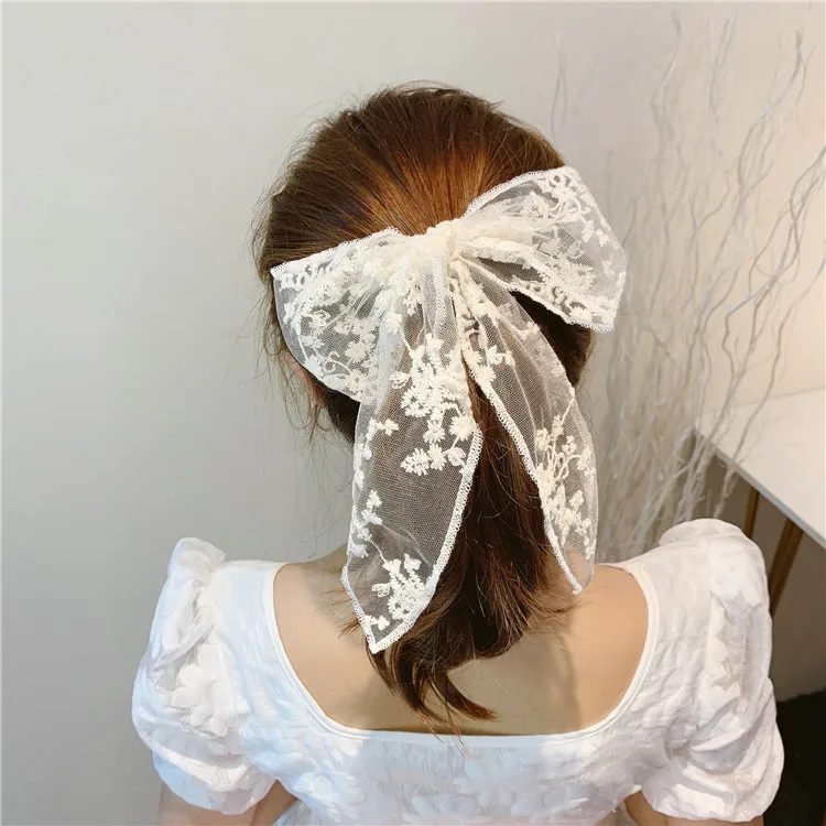 Ins Net Red Hollow Lace Fabric Bow Hair Tie For Girl Big Hair Elastic Bow Headband Hair Vintage Jewelry Style Hair Accessories
Ins Net Red Hollow Lace Fabric Bow Hair Tie For Girl Big Hair Elastic Bow Headband Hair Vintage Jewelry Style Hair Accessories