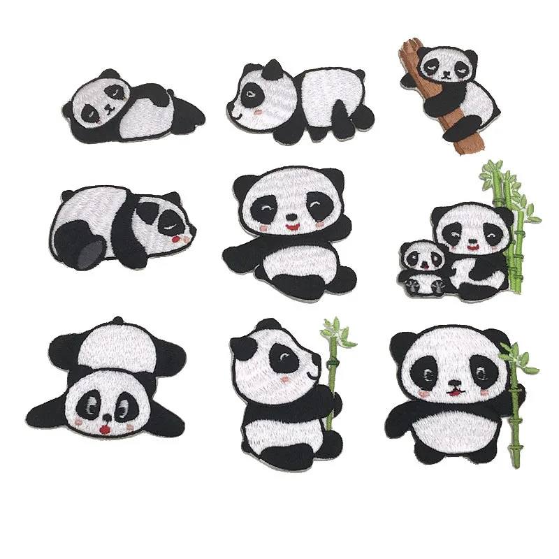 Cartoon Panda Embroidery Sticker Applique Embroidery Notebook Patches Clothing Hole Repairing Patches Accessories
Cartoon Panda Embroidery Sticker Applique Embroidery Notebook Patches Clothing Hole Repairing Patches Accessories
