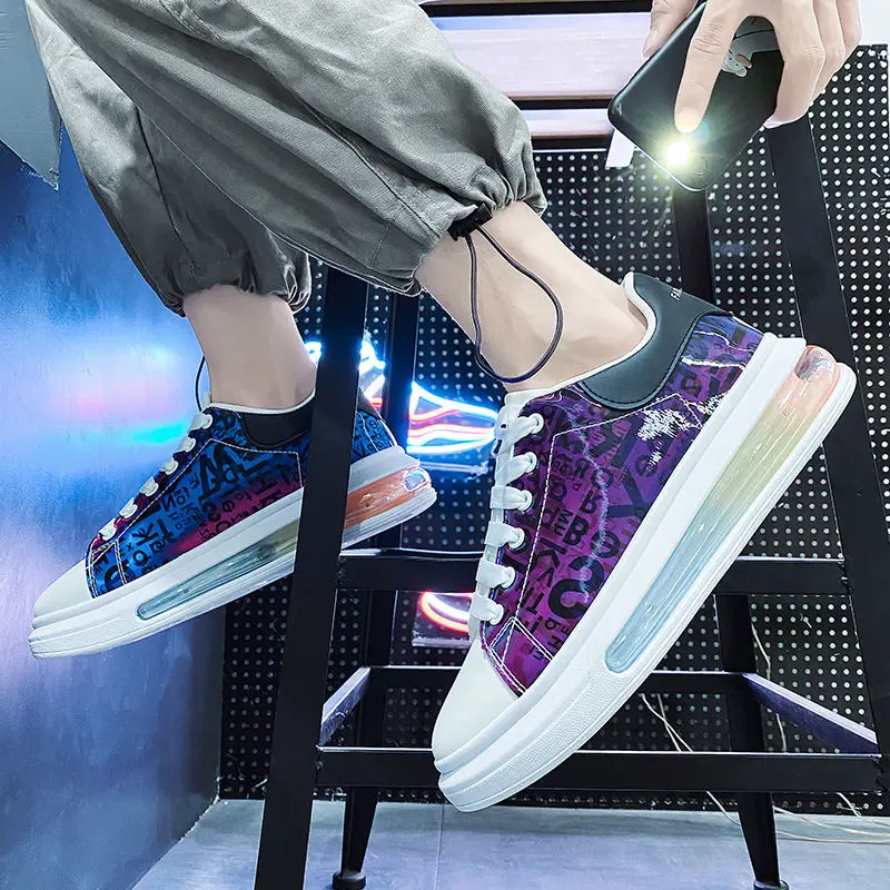 Men Shoes Air Cushion Sneakers Hip Hop Leather Platform Casual Flats Zapatillas Hombre Shoes 35-44 Size
Men Shoes Air Cushion Sneakers Hip Hop Leather Platform Casual Flats Zapatillas Hombre Shoes 35-44 Size
