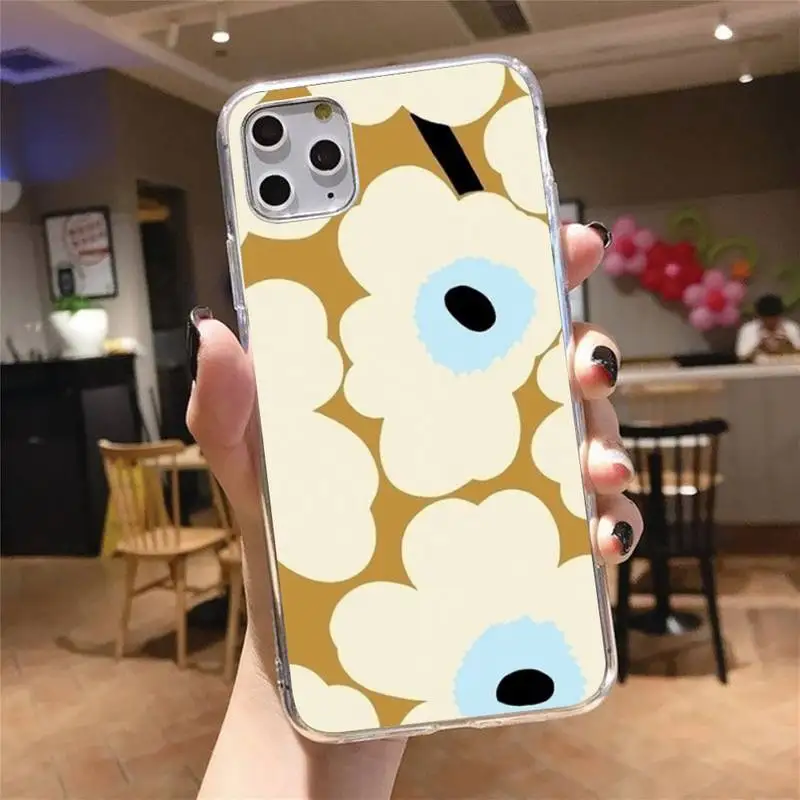 Marimekko Blue Flower Phone Case Transparent for iPhone 6 7 8 11 12 s mini pro X XS XR MAX Plus cover funda shell
Marimekko Blue Flower Phone Case Transparent for iPhone 6 7 8 11 12 s mini pro X XS XR MAX Plus cover funda shell