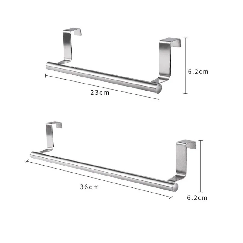 Stainless Steel Towel Rack Over Cabinet Door Single Rag Bar Hanging Holder Punch-free Bathroom Kitchen Storage Shelf Hanger
Stainless Steel Towel Rack Over Cabinet Door Single Rag Bar Hanging Holder Punch-free Bathroom Kitchen Storage Shelf Hanger