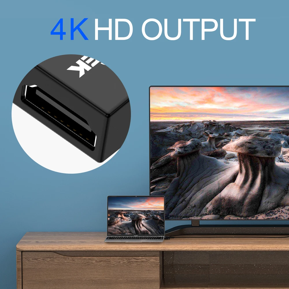 Rocketek Тип USB C 3.1 Тип-C Hub 3.0 4K HDMI-совместимый адаптер Micro SD TF/SD кард-ридер PD DC для MacBook