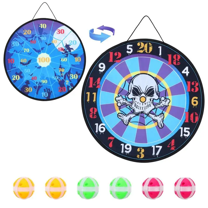 Halloween Themed Foldable Dartboard Diameter 25.4 Inch Halloween Party Game Set with 6pcs Sticky Balls for Indoor Outdoor Kids
Halloween Themed Foldable Dartboard Diameter 25.4 Inch Halloween Party Game Set with 6pcs Sticky Balls for Indoor Outdoor Kids
