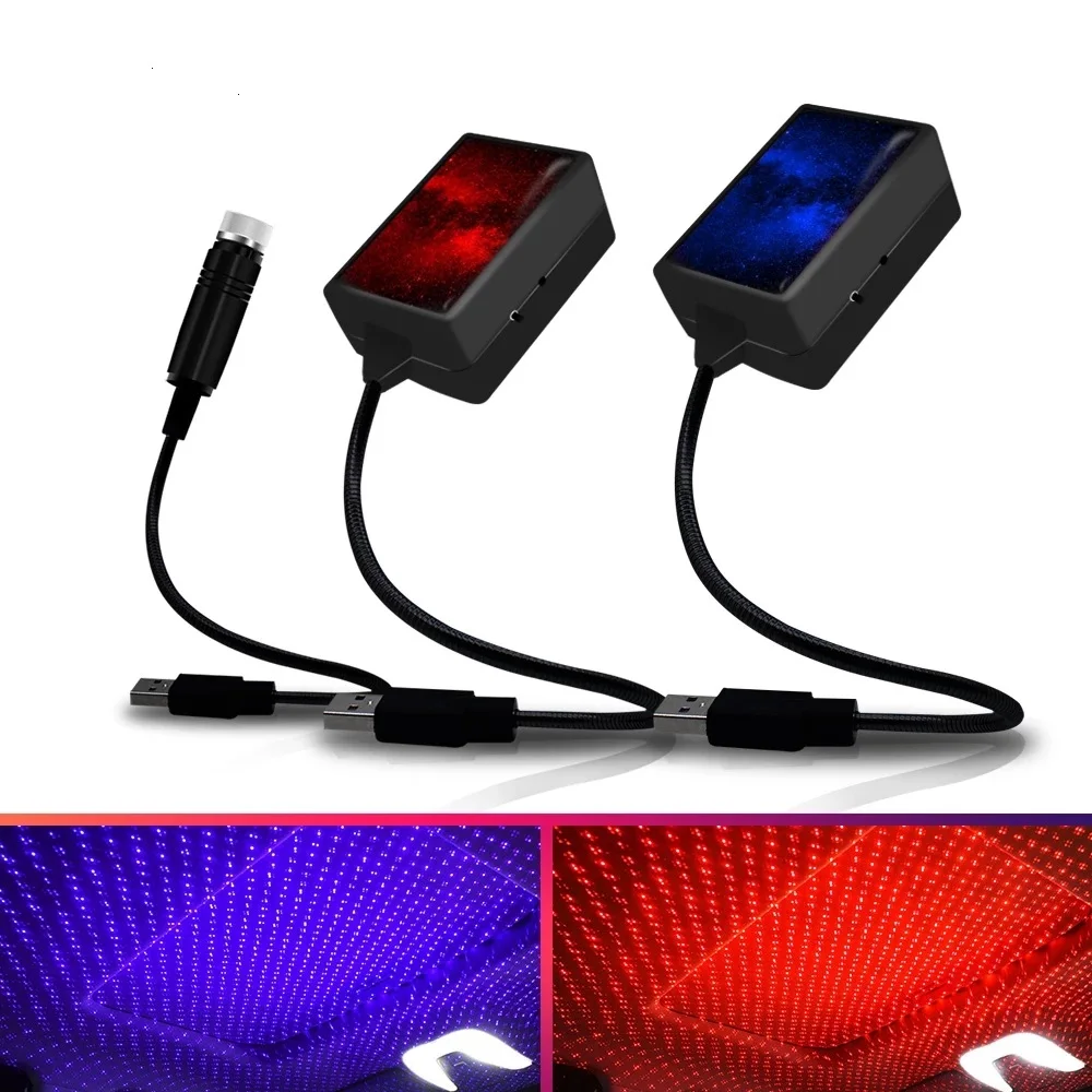 USB car led Decorative Atmosphere Lamp Roof Star Night Light Projector Adjustable Car Styling Automotive Interior Light red blue
USB car led Decorative Atmosphere Lamp Roof Star Night Light Projector Adjustable Car Styling Automotive Interior Light red blue