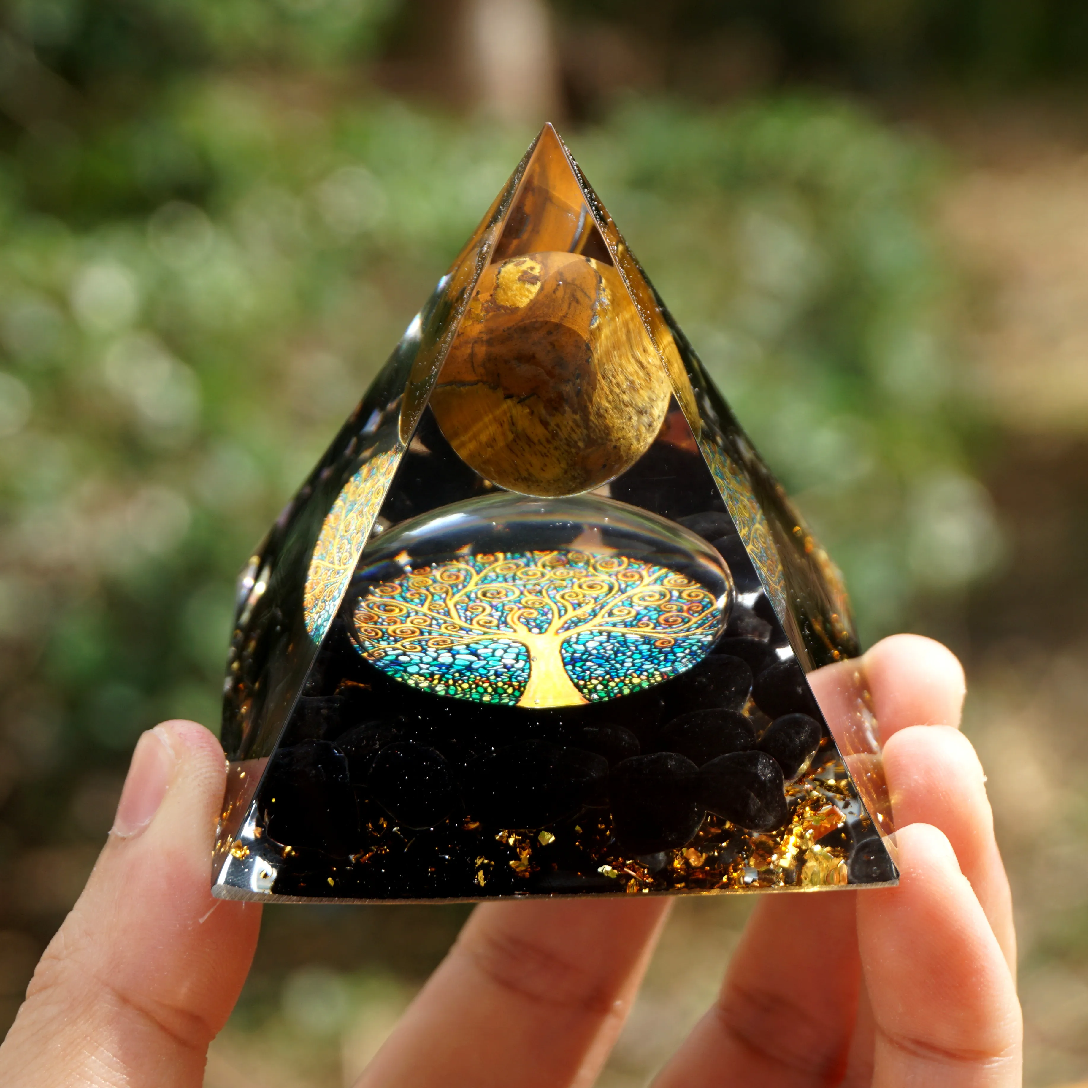 AuroraOrgone тигровый глаз Хрустальная сфера и обсидиан кварцевый ОРГОН Пирамида 60 мм энергии Рейки Исцеление чакра Медитация
AuroraOrgone тигровый глаз Хрустальная сфера и обсидиан кварцевый ОРГОН Пирамида 60 мм энергии Рейки Исцеление чакра Медитация