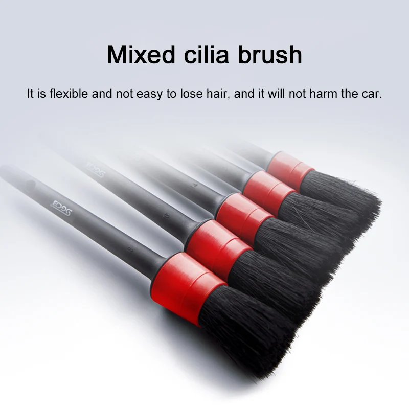 New 5 Pcs Detailing Brush Set 5 Sizes Auto Detail Brushes for Cleaning Wheels Engine Interior
New 5 Pcs Detailing Brush Set 5 Sizes Auto Detail Brushes for Cleaning Wheels Engine Interior
