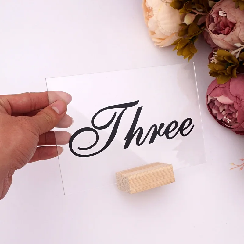 Table show Number Holder Wedding Party 1-10/11-20 Number Party Sign Transparent Acrylic Board with Wooden Base Table Decoration
Table show Number Holder Wedding Party 1-10/11-20 Number Party Sign Transparent Acrylic Board with Wooden Base Table Decoration