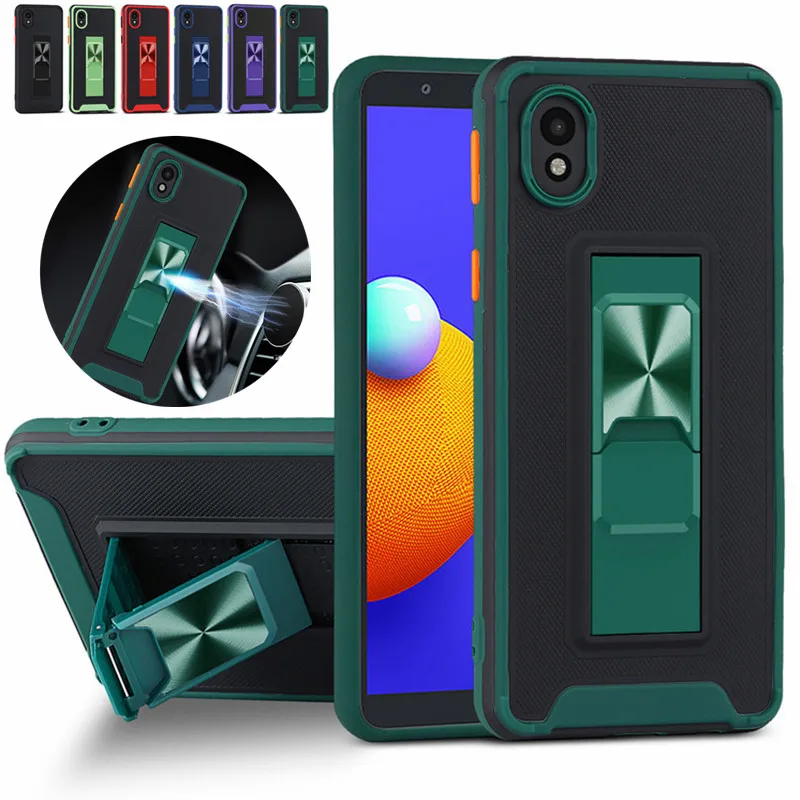 

Armor Case For Samsung Galaxy A01 Core Magnetic Ring Holder Stand Cover For Galaxy A01 Core A 01 A013f A01Core M01 Phone Cases