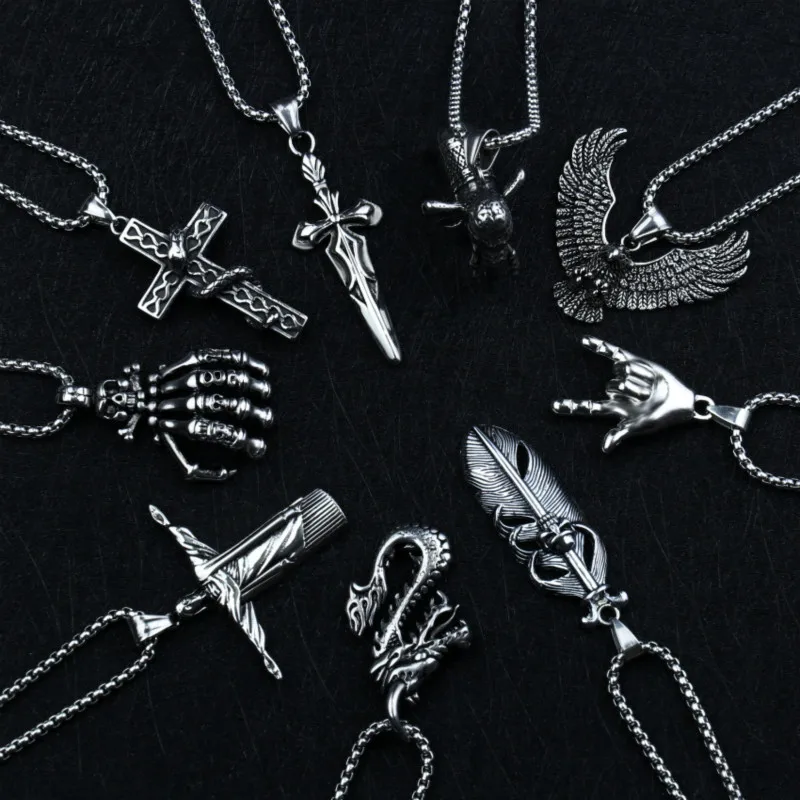 Nordic Mythology Stainless Steel Thor Hammer Pendant Necklace Men Vintage Viking Cross Amulet Necklace Fashion Boy Punk Jewelry
Nordic Mythology Stainless Steel Thor Hammer Pendant Necklace Men Vintage Viking Cross Amulet Necklace Fashion Boy Punk Jewelry