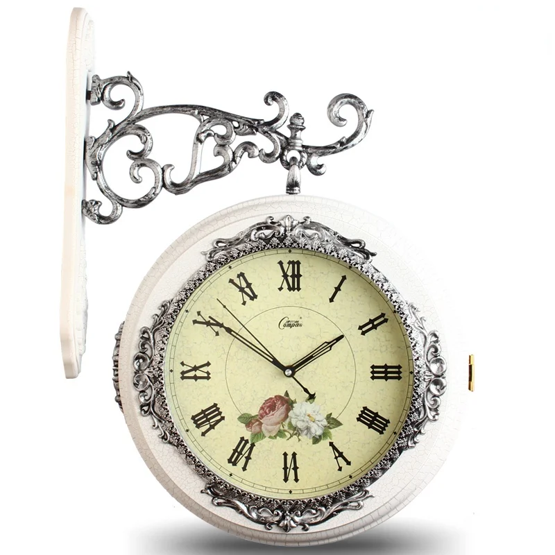 European Creative Wall Clock Large Living Room Luxury Double Sided Mute Wall Clock Quartz Horloge Murale Home Decoration DG50WC
European Creative Wall Clock Large Living Room Luxury Double Sided Mute Wall Clock Quartz Horloge Murale Home Decoration DG50WC