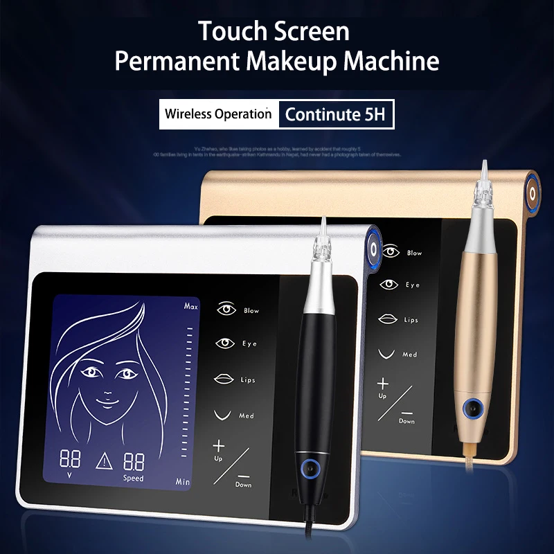 Touch Screen PMU Tattoo Machines Dermograph Micropigmentation Machines Premium Charmant Permanent Makeup Digital Pen for Eyebrow
Touch Screen PMU Tattoo Machines Dermograph Micropigmentation Machines Premium Charmant Permanent Makeup Digital Pen for Eyebrow