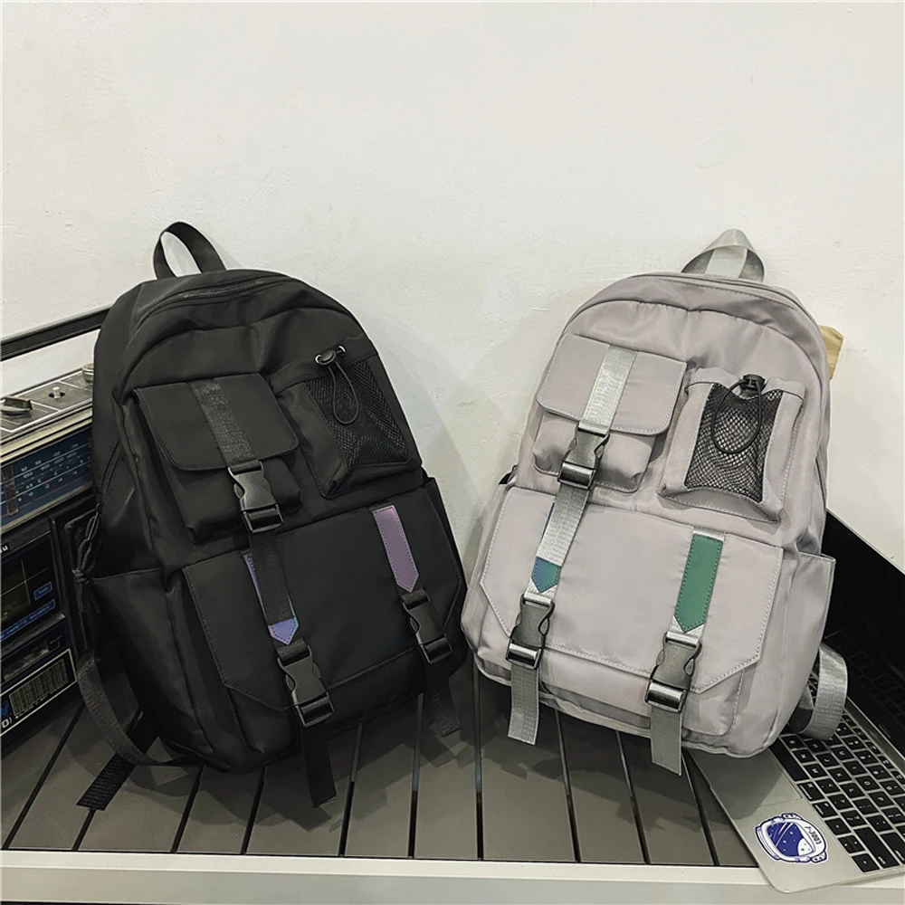 Fashion Backpack Student New Boy Trend Backbag Gray Youth Unique School Bag Unisex High Quality Street Style Personality
Fashion Backpack Student New Boy Trend Backbag Gray Youth Unique School Bag Unisex High Quality Street Style Personality