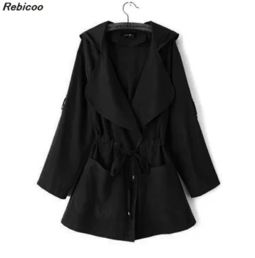 2019 autumn and winter Europe and the United States explosion models in the long section of the hooded light windbreaker jacket
2019 autumn and winter Europe and the United States explosion models in the long section of the hooded light windbreaker jacket