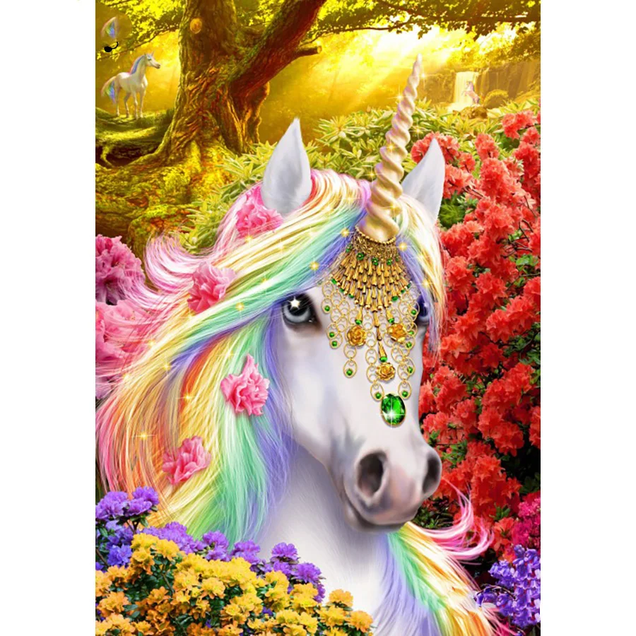 Full square drill diamond Painting 5D DIY diamond embroidery unicorn forest Diamond mosaic Home Decor Gift
Full square drill diamond Painting 5D DIY diamond embroidery unicorn forest Diamond mosaic Home Decor Gift