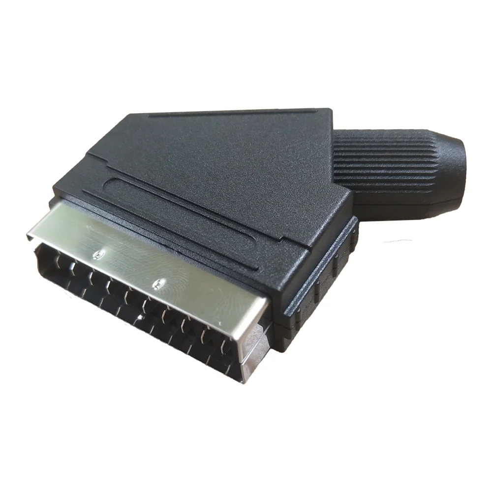 SC 666 21Pin SCART с ЧПУ Токарный станок Щетка аудио видео конвертер разъем под пайку