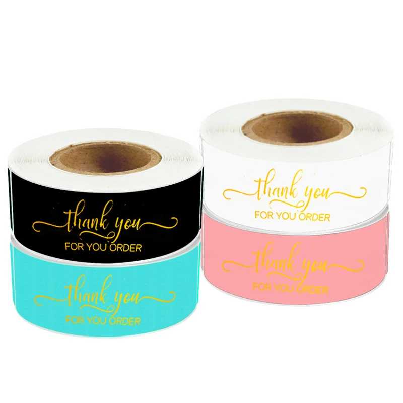 120 Pcs/Roll Gold Foil "thank you for your order" Sticker Scrapbooking for Small Business Gift Package Decor Seal Labels Sticker
120 Pcs/Roll Gold Foil "thank you for your order" Sticker Scrapbooking for Small Business Gift Package Decor Seal Labels Sticker