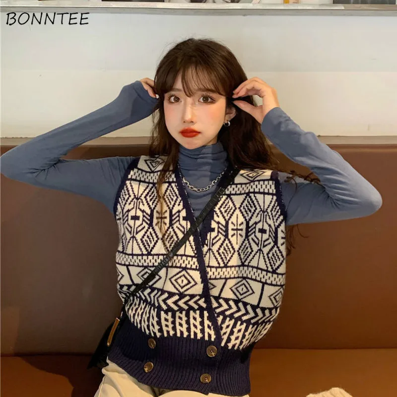 Sweater Vest Women Argyle Ulzzang Popular Trendy Elegant Female All Match College Retro V-Neck Loose Harajuku Streetwear Autumn
Sweater Vest Women Argyle Ulzzang Popular Trendy Elegant Female All Match College Retro V-Neck Loose Harajuku Streetwear Autumn
