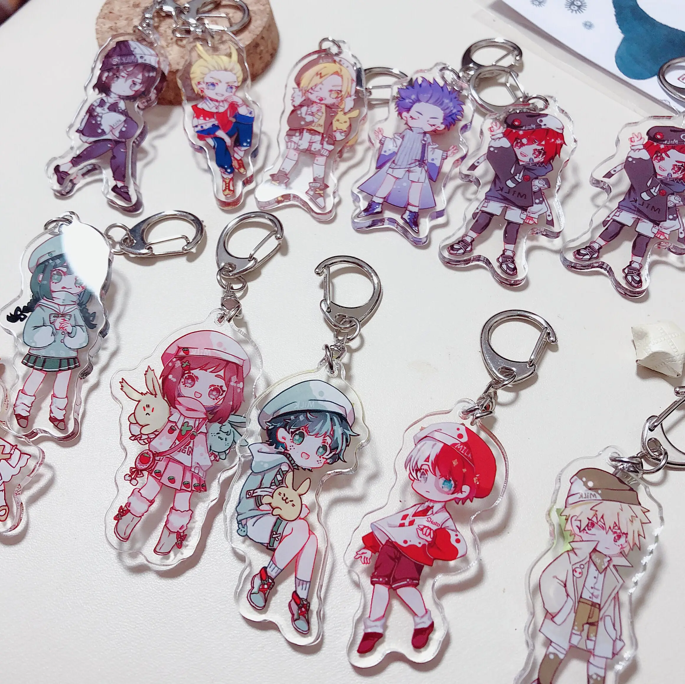 Japan Anime Boku no My Hero Academia Bakugou Katsuki Todoroki Shoto Figure Acrylic Keychain Pendant Keyring Cosplay Xmas GifT
Japan Anime Boku no My Hero Academia Bakugou Katsuki Todoroki Shoto Figure Acrylic Keychain Pendant Keyring Cosplay Xmas GifT