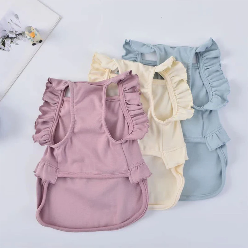 Cotton Dog Dress T-shirt Spring Dog Clothes Summer Cat Puppy Costumes Yorkshire Pomeranian Bichon Poodle Schnauzer Pug Clothing
Cotton Dog Dress T-shirt Spring Dog Clothes Summer Cat Puppy Costumes Yorkshire Pomeranian Bichon Poodle Schnauzer Pug Clothing