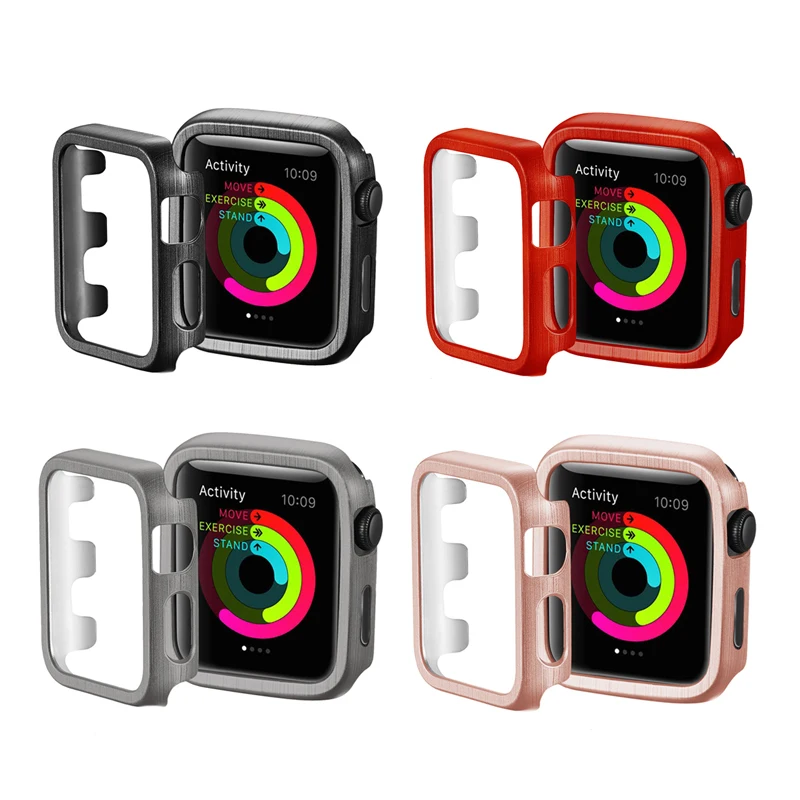 Высококачественный жесткий ультратонкий защитный чехол для apple watch 4 3 2 1 iwatch band 38