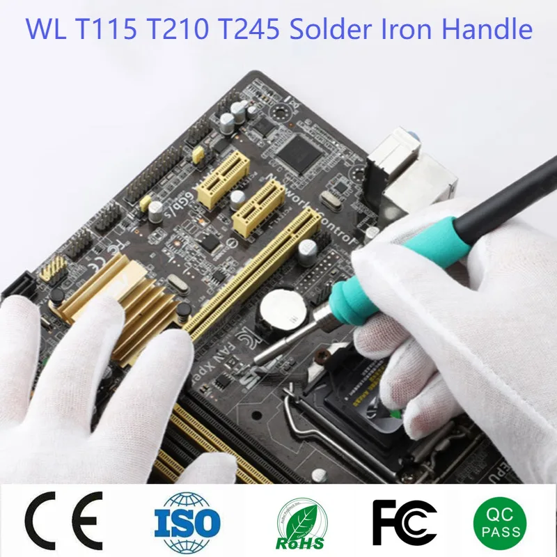 WL T115 T210 T245 Solder Iron Handle for Precision Soldering Station 1S Rapid Warming Maintenance Thermostat Soldering Iron Set
WL T115 T210 T245 Solder Iron Handle for Precision Soldering Station 1S Rapid Warming Maintenance Thermostat Soldering Iron Set