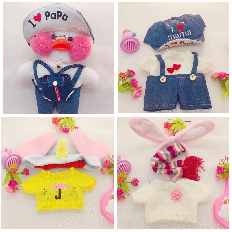 39 Styles 30cm Cafe Duck Dog with Clothes Plush Toys Cartoon Stuffed Dolls Accessories Clothing Hair Band Kids Girls Gift
39 Styles 30cm Cafe Duck Dog with Clothes Plush Toys Cartoon Stuffed Dolls Accessories Clothing Hair Band Kids Girls Gift