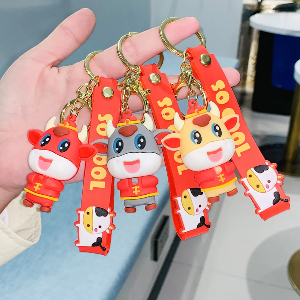 Cute Zodiac Ox Keychain 3d Smiling Zodiac Ox Keychains Couple Jewelry Women Fashion Small Gift
Cute Zodiac Ox Keychain 3d Smiling Zodiac Ox Keychains Couple Jewelry Women Fashion Small Gift
