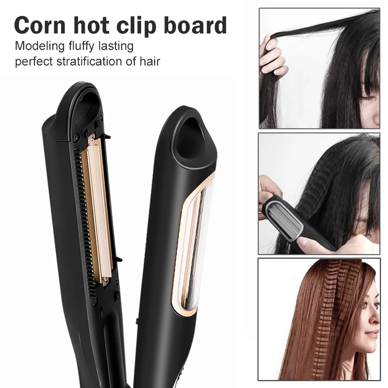 Automatic Hair Curler Corrugated Flat Iron Curling Professional Straightener Curly Iron Tongs Hair Waver Crimpers Device
Automatic Hair Curler Corrugated Flat Iron Curling Professional Straightener Curly Iron Tongs Hair Waver Crimpers Device
