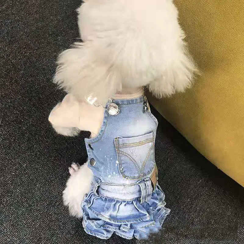 Small Dog Dress Denim Skirt Cat Puppy Doggie Pet Jeans Dresses Yorkshire Shih Tzu Maltese Pomeranian Poodle Bichon Dog Clothing
Small Dog Dress Denim Skirt Cat Puppy Doggie Pet Jeans Dresses Yorkshire Shih Tzu Maltese Pomeranian Poodle Bichon Dog Clothing
