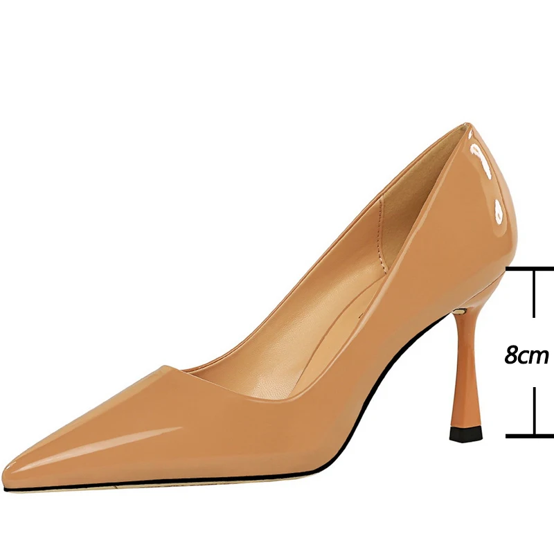 BIGTREE Shoes Patent Leather Shoes Woman Pumps Pointed Toe Women Heels Stiletto Office Shoes Women Party Shoes High Heels 8 Cm
BIGTREE Shoes Patent Leather Shoes Woman Pumps Pointed Toe Women Heels Stiletto Office Shoes Women Party Shoes High Heels 8 Cm