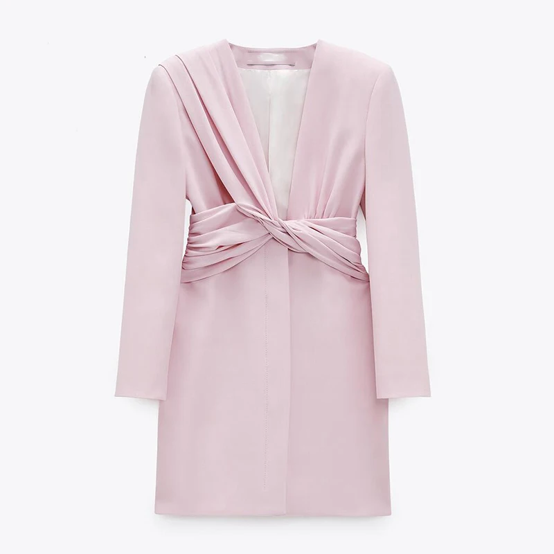 Sister Fara New Summer 2021 Front Button Elegant Dress Women Knot Ruched Mini Dress Office Lady Long Sleeve Chic Casual Dresses
Sister Fara New Summer 2021 Front Button Elegant Dress Women Knot Ruched Mini Dress Office Lady Long Sleeve Chic Casual Dresses