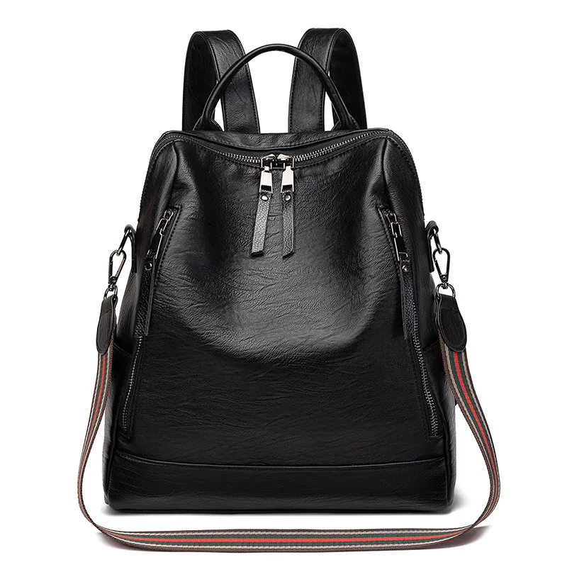 Ladies leisure travel bag fashion trendy backpack school bag college students leather backpacks
Ladies leisure travel bag fashion trendy backpack school bag college students leather backpacks