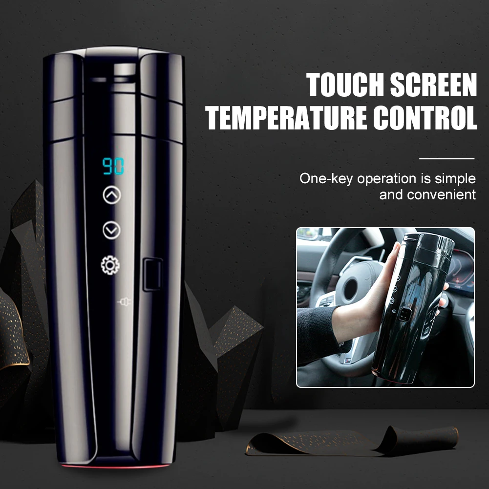 350ml Car Heating Cup 12V/24V Portable Heating Water Kettle Intelligent Heating Adjustable Water Mug Heated Coffee Tea Milk Cup
350ml Car Heating Cup 12V/24V Portable Heating Water Kettle Intelligent Heating Adjustable Water Mug Heated Coffee Tea Milk Cup