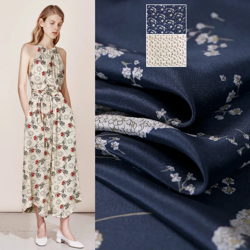 Printed Crepe De Chine Silk Fabric Anti-wrinkle Dress Shirt Crepe Fabric Meter Natural Silk Fabric Wholesale Silk Cloth
Printed Crepe De Chine Silk Fabric Anti-wrinkle Dress Shirt Crepe Fabric Meter Natural Silk Fabric Wholesale Silk Cloth