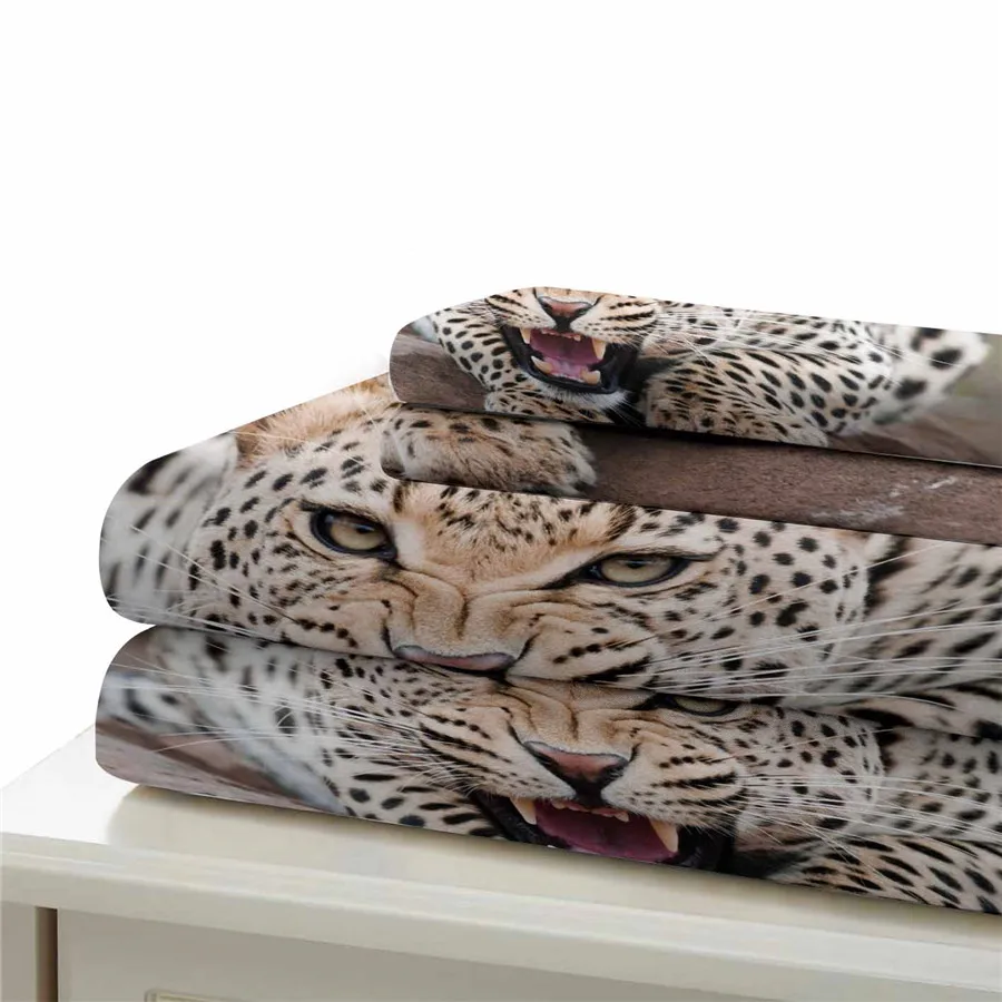 HELENGILI 3D Bedding Set Cheetah Print Duvet Cover Set Lifelike Bedclothes with Pillowcase Bed Set Home Textiles 
HELENGILI 3D Bedding Set Cheetah Print Duvet Cover Set Lifelike Bedclothes with Pillowcase Bed Set Home Textiles