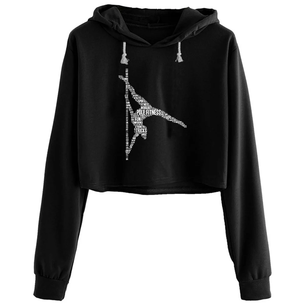 Pole Fitness Words Crop Hoodies Women Kpop Korean Y2k Kawaii Pullover For Girls
Pole Fitness Words Crop Hoodies Women Kpop Korean Y2k Kawaii Pullover For Girls