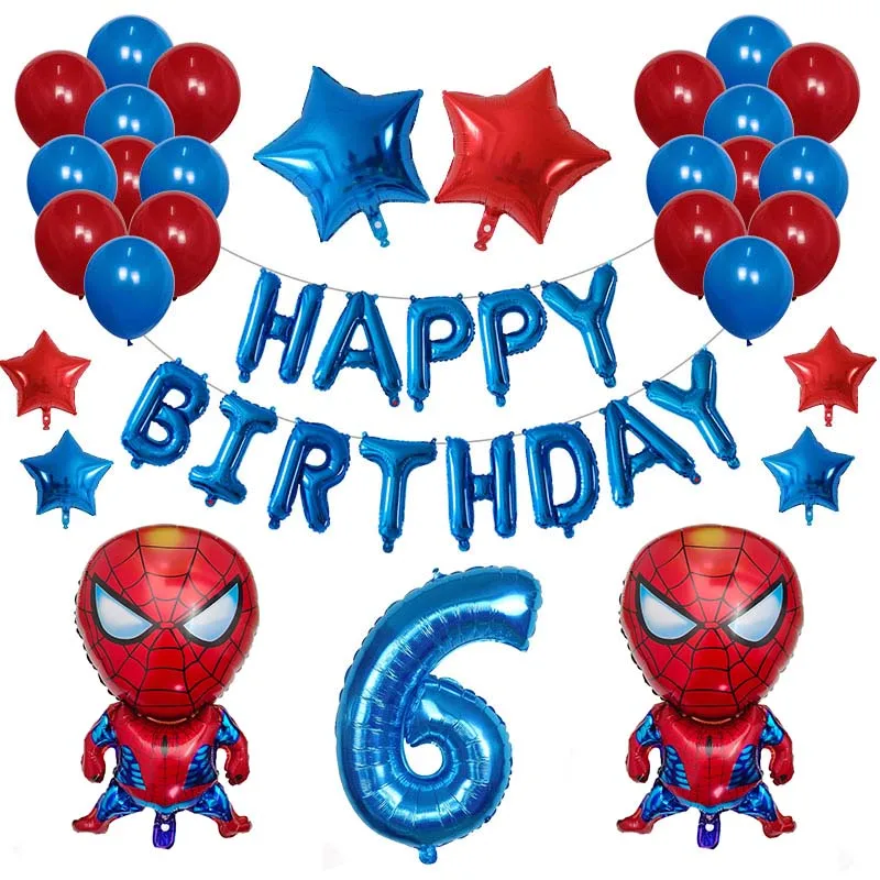 42pcs Cartoon Hero Foil Balloons Birthday Theme Party Decoration Baby Shower Spiderman 30inch Number Air Globos Supplies Toys
42pcs Cartoon Hero Foil Balloons Birthday Theme Party Decoration Baby Shower Spiderman 30inch Number Air Globos Supplies Toys