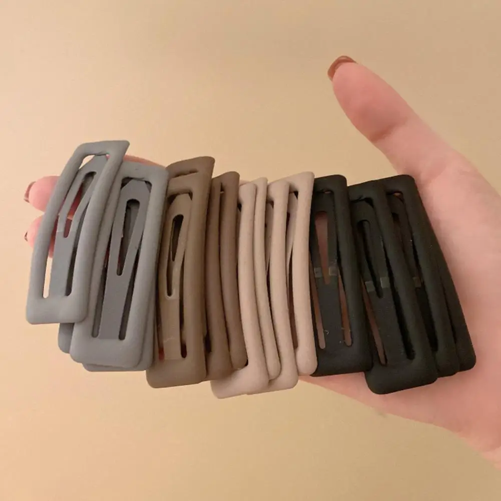 10pcs Square Hairpins Frosted Metal Hair Barrettes Bb Hair Clips For Girls Women Fluffy Hair Clip Hollow Barrette Hair Acce M2j4
10pcs Square Hairpins Frosted Metal Hair Barrettes Bb Hair Clips For Girls Women Fluffy Hair Clip Hollow Barrette Hair Acce M2j4