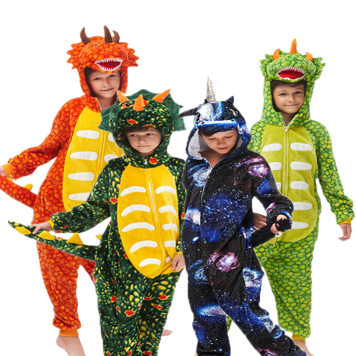 Kids Unicorn Pegasus Dinosaur Onesie Pajamas Animal Kigurumi Cosplays Costume Winter Boys Girls Jumspuit Onesieshow
Kids Unicorn Pegasus Dinosaur Onesie Pajamas Animal Kigurumi Cosplays Costume Winter Boys Girls Jumspuit Onesieshow