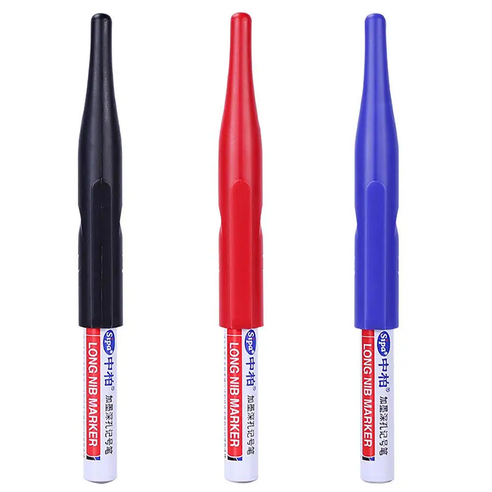 Long Head Marker Pens Multi-purpose Woodworking Decoration Tool Pen Barrel With Scale Durable Marking Pen Refillable Design
Long Head Marker Pens Multi-purpose Woodworking Decoration Tool Pen Barrel With Scale Durable Marking Pen Refillable Design