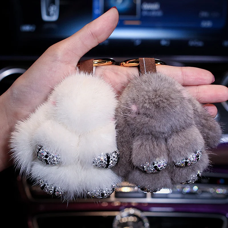 Fashion Cartoon Rabbit Diamond Crystal Plush Keychain Handbag Car Keyring Women Diamante Rabbit Key Buckle Key Chains Girls
Fashion Cartoon Rabbit Diamond Crystal Plush Keychain Handbag Car Keyring Women Diamante Rabbit Key Buckle Key Chains Girls