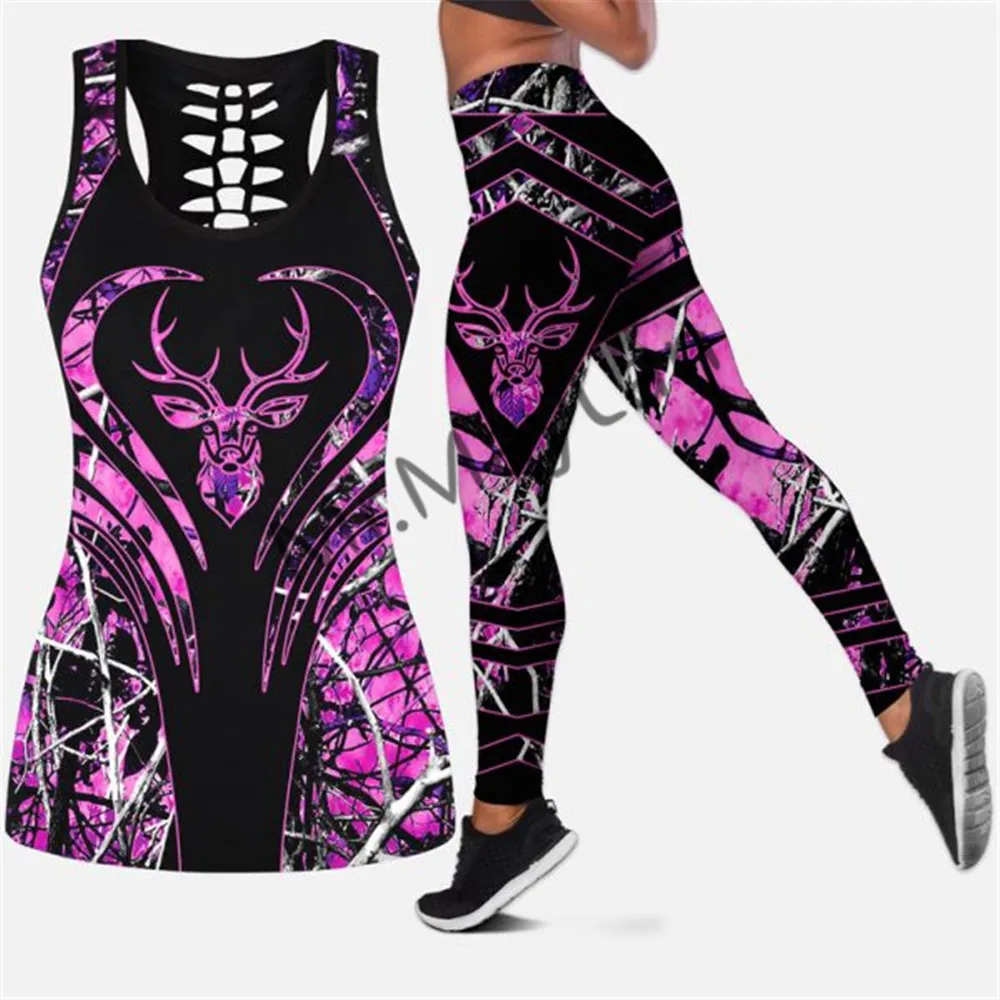 Fashionable Deer Hunting Pink Hollow Tanktops 3D Printed Women Vest Sexy Hipster Graphic Tops Female Casual Clothing Harajuku
Fashionable Deer Hunting Pink Hollow Tanktops 3D Printed Women Vest Sexy Hipster Graphic Tops Female Casual Clothing Harajuku