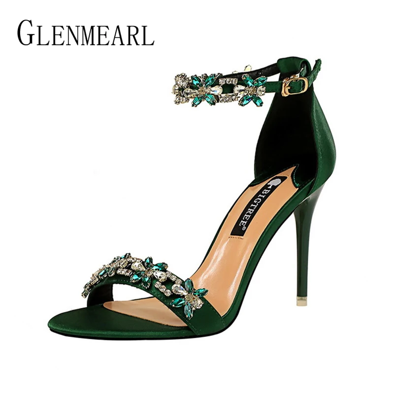 Women Shoes Sandals Woman High Heel Green Sexy High Heels Rhinestone Red Spring Banquet Wedding Party Buckle 2020 Fashion New DE
Women Shoes Sandals Woman High Heel Green Sexy High Heels Rhinestone Red Spring Banquet Wedding Party Buckle 2020 Fashion New DE