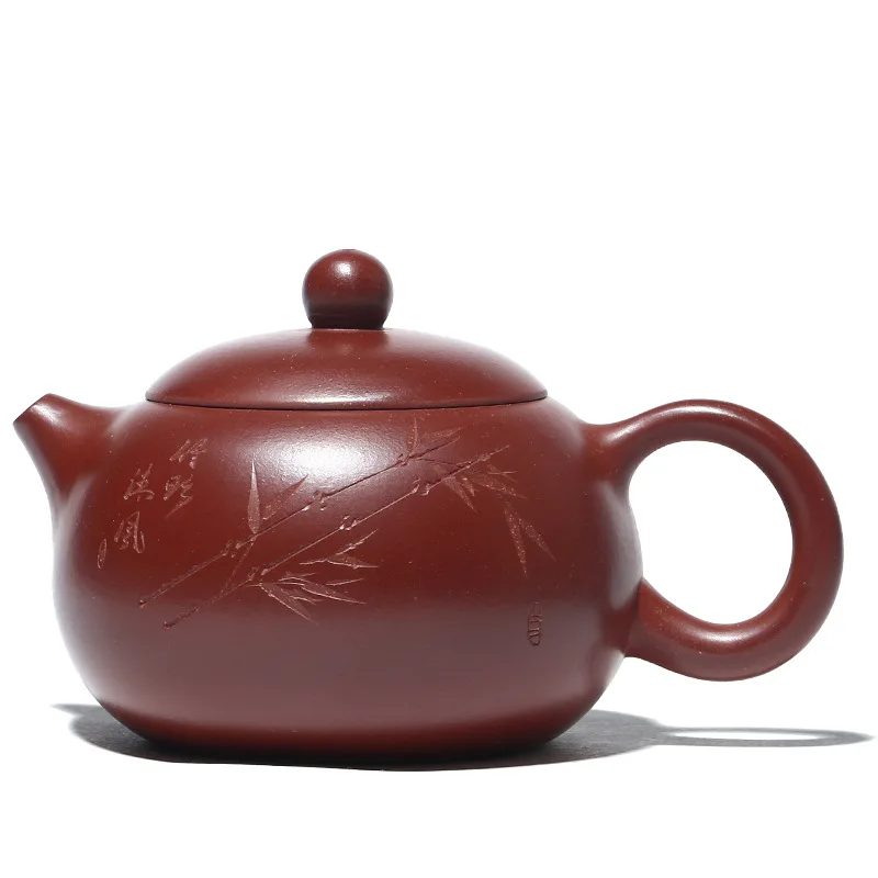 Yixing purple clay pot famous fan Zehong handmade bamboo shadow Xishi raw ore Dahongpao tea set
Yixing purple clay pot famous fan Zehong handmade bamboo shadow Xishi raw ore Dahongpao tea set