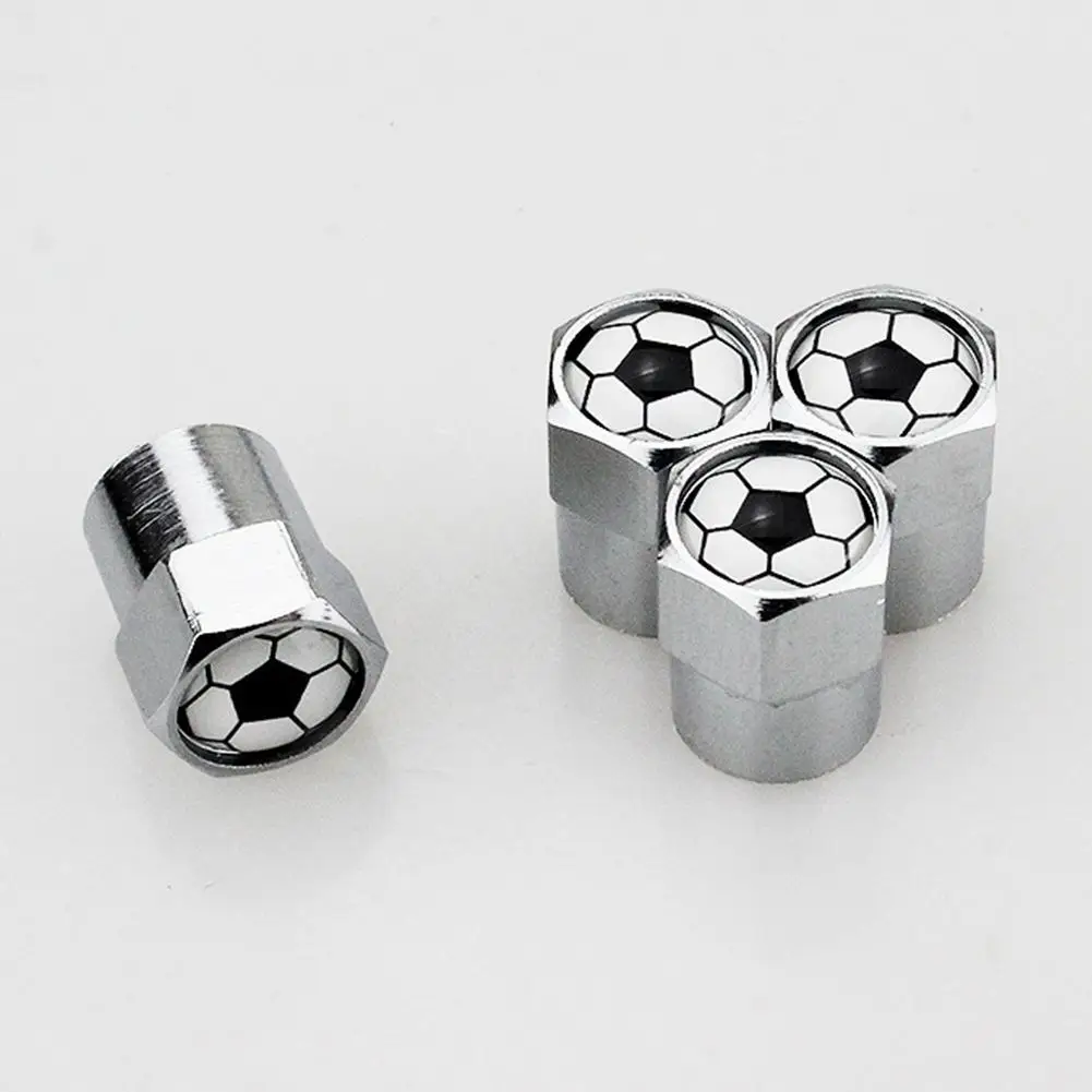 Car Tire Valve Cap Plastic Football Logo Durable Modify Tires Accessories Car Tire Valve Caps Chrome Silver For Universal
Car Tire Valve Cap Plastic Football Logo Durable Modify Tires Accessories Car Tire Valve Caps Chrome Silver For Universal