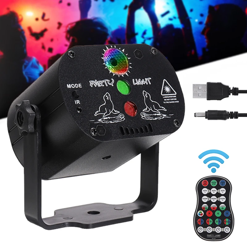 Mini RGB Disco Light DJ LED Stage Ligh USB Rechargeable RGB Laser Projector Disco Party Club Effect Lighting
Mini RGB Disco Light DJ LED Stage Ligh USB Rechargeable RGB Laser Projector Disco Party Club Effect Lighting